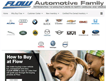 Tablet Screenshot of flowauto.com